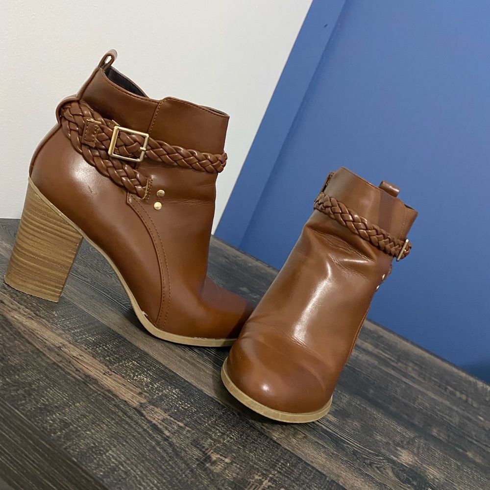 Brown Leather Boots